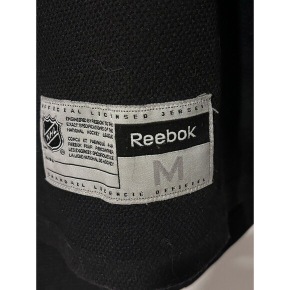 Vintage San Jose Sharks NHL Reebok Medium Hockey Black Alternate Jersey VTG - Picture 3 of 8